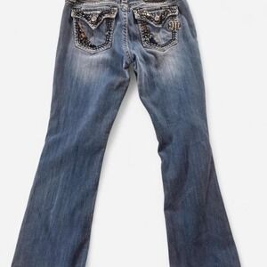 Miss me bootcut jeans size 29 | rhinestones